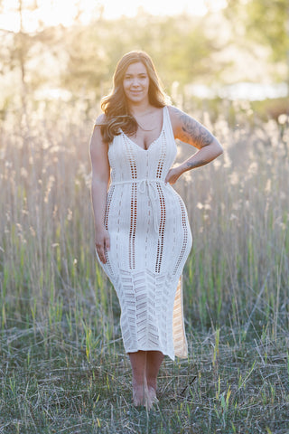 Careless Celina kjole - Eggnog