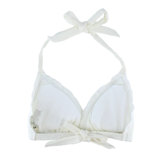 Careless Cuba bikinitopp - Hvit - Brodert