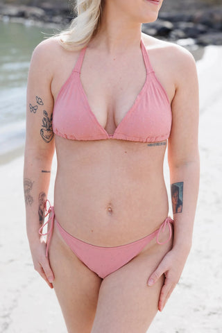 Careless Cuba bikinitopp - Rose - Brodert