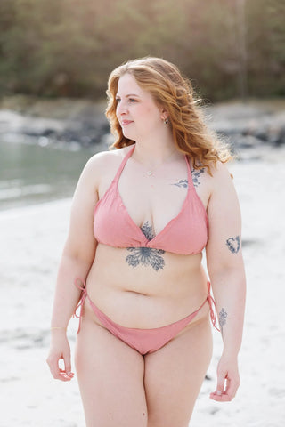 Careless Cuba bikinitopp - Rose - Brodert