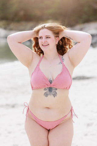 Careless Cuba bikinitopp - Rose - Brodert