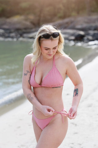 Careless Cuba bikinitopp - Rose - Brodert