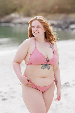 Careless Cuba bikinitopp - Rose - Brodert