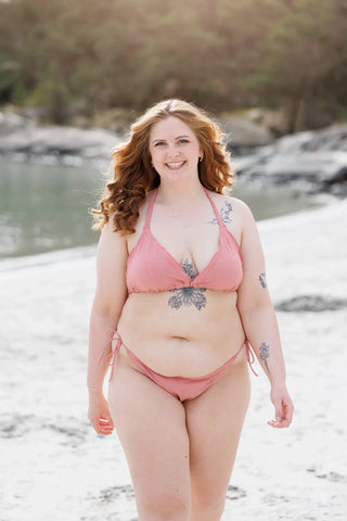 Careless Cuba bikinitopp - Rose - Brodert