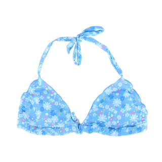 Careless Cuba Ruffles bikinitopp - Lyseblå - Flower Boom Groups