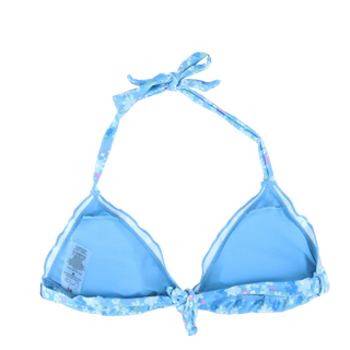 Careless Cuba Ruffles bikinitopp - Lyseblå - Flower Boom Groups