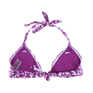 Careless Cuba Ruffles bikinitopp - Mørkelilla - Flower Boom Groups