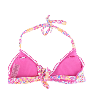 Careless Cuba Ruffles bikinitopp - Mørkerosa - Wildbloom