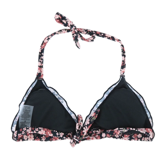 Careless Cuba Ruffles bikinitopp - Svart - Flower Boom