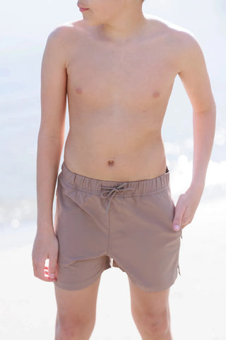 Careless David badeshorts Kids - Beige