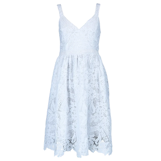 Careless Evelina kjole - Bright White