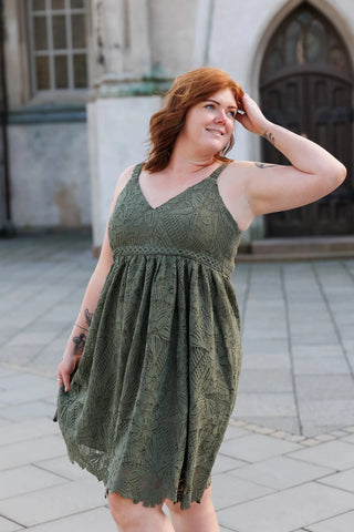Careless Evelina kjole - Grønn