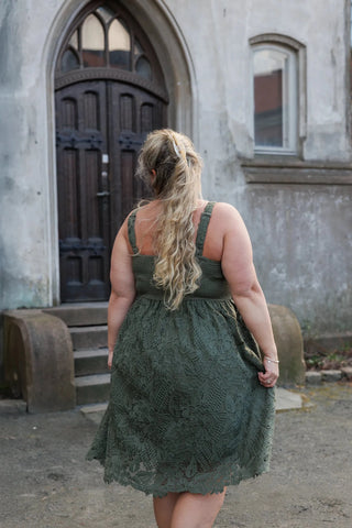 Careless Evelina kjole - Grønn