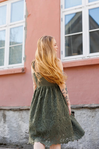 Careless Evelina kjole - Grønn