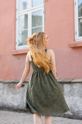 Careless Evelina kjole - Grønn