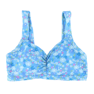 Careless Fiji bikinitopp - Lyseblå - Flower Boom Groups