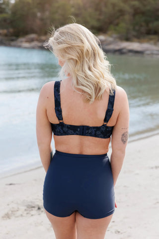 Careless Fiji bikinitopp - Mørkeblå - Petal Whisper