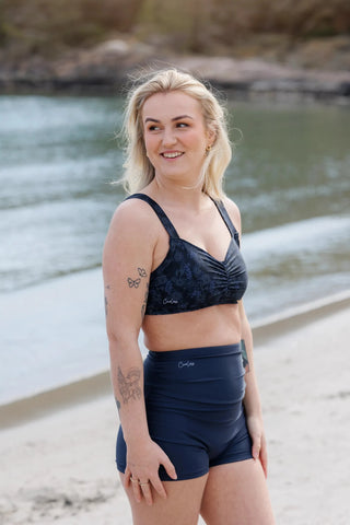 Careless Fiji bikinitopp - Mørkeblå - Petal Whisper