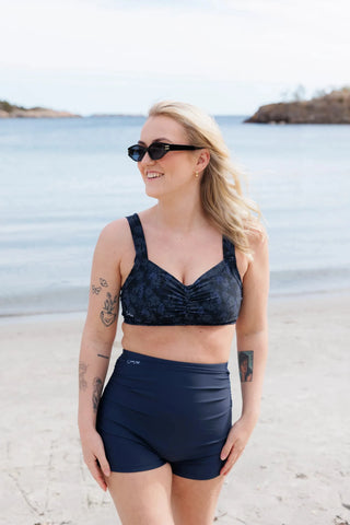 Careless Fiji bikinitopp - Mørkeblå - Petal Whisper