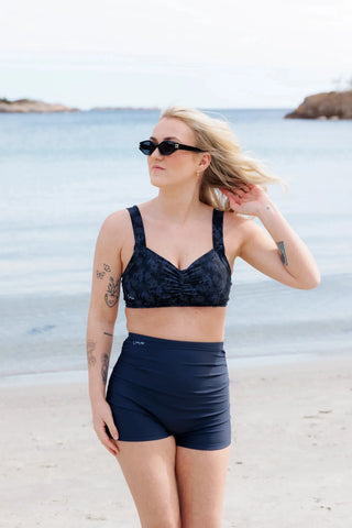 Careless Fiji bikinitopp - Mørkeblå - Petal Whisper