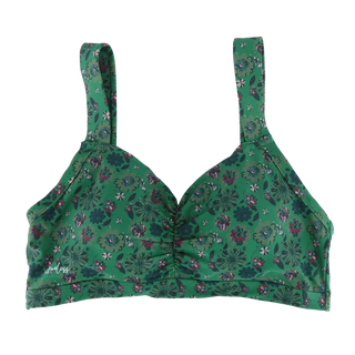 Careless Fiji bikinitopp - Mørkegrønn - Flower Fantasia