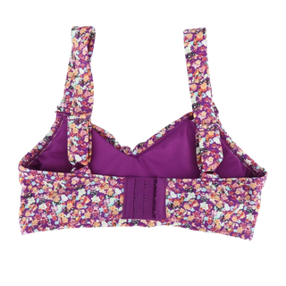 Careless Fiji bikinitopp - Mørkelilla - Blossom Symphony