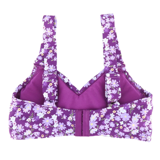 Careless Fiji bikinitopp - Mørkelilla - Flower Boom Groups