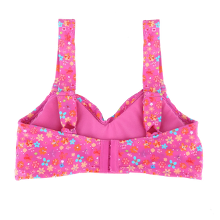 Careless Fiji bikinitopp - Mørkerosa - Blossomir