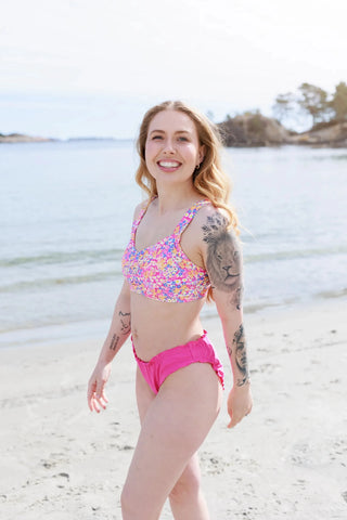 Careless Fiji bikinitopp - Mørkerosa - Wildbloom