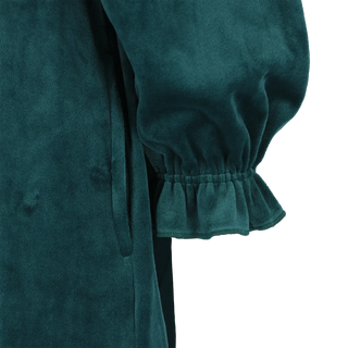 Careless Fluffy Morgenkåpe - Blågrønn