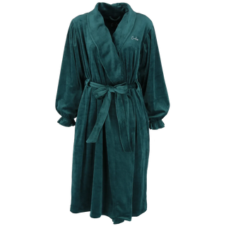 Careless Fluffy Morgenkåpe - Blågrønn