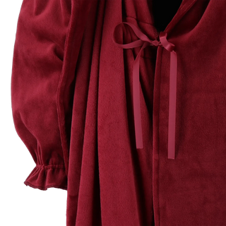 Careless Fluffy Morgenkåpe - Burgunder