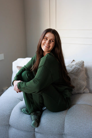 Careless Genser Sandra genser - Mørk grønn