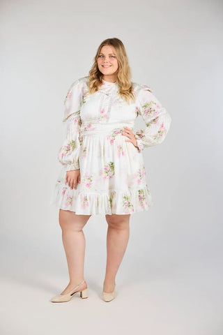 Careless Guro kjole kort - Cream