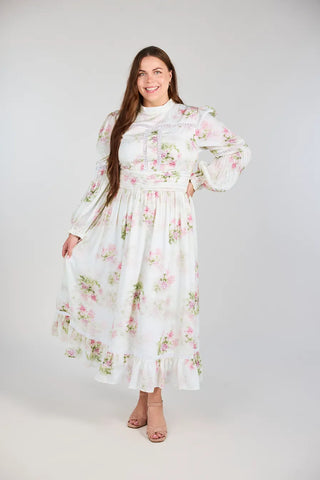 Careless Guro maxikjole - Cream