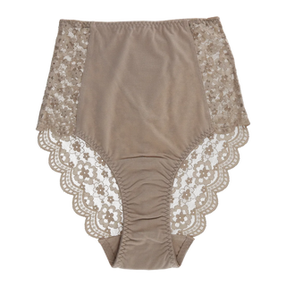 Careless High Waist Ada Flower High Waist - Silver Mink