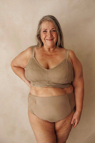 Careless High Waist Ada High Waist - Silver Mink