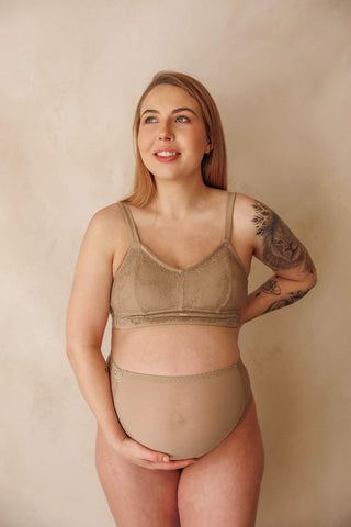 Careless High Waist Ada High Waist - Silver Mink