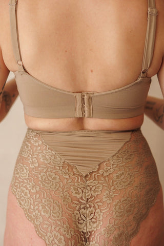 Careless High Waist Ada High Waist - Silver Mink