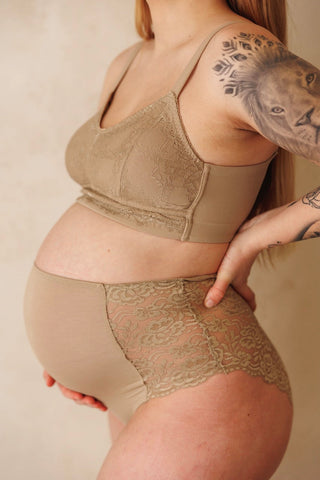 Careless High Waist Ada High Waist - Silver Mink