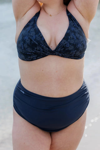 Careless High waist bikinitruse - Mørkeblå