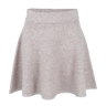Kathrine Strikk A-Line Skjørt - Beige