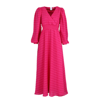 Careless Kjole Belle Dots Maxikjole - Pink Peacock