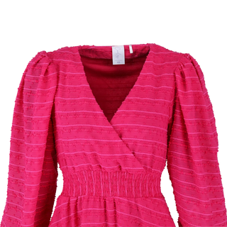 Careless Kjole Belle Dots Maxikjole - Pink Peacock