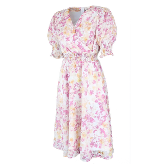 Careless Kjole Belle Embroidery - Rosa