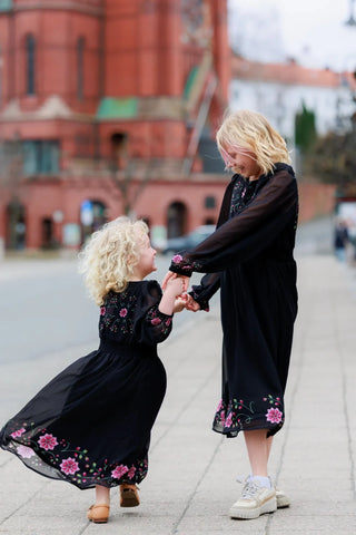 Careless Kjole Belle Festkjole barn - Svart