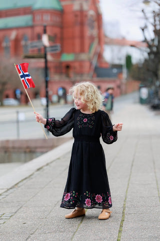 Careless Kjole Belle Festkjole barn - Svart