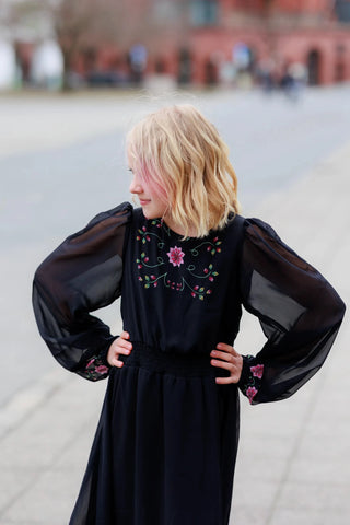 Careless Kjole Belle Festkjole barn - Svart