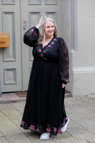 Careless Kjole Belle Festkjole lang - Svart