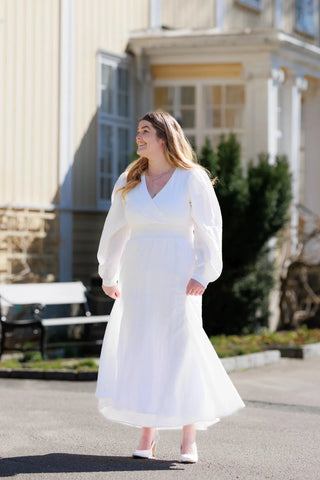 Careless Kjole Belle Maxikjole - Bright White